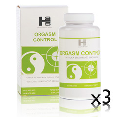 3op. Orgasm Control - 180tab - 1op GRATIS!