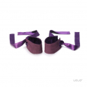 Lelo Etherea Silk Cuffs Purple - Jedwabne Kajdanki
