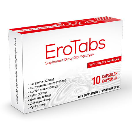 EroTabs extra 10 kapsułek erekcyjnych (7+3 gratis)