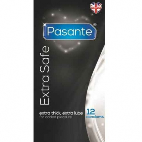 Prezerwatywy Pasante Extra - 12 sztuk - Lepsze Nawilżenie