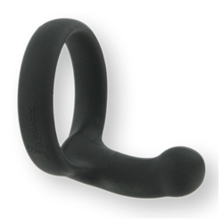 ManzzzToys - Rollie Black Pierścień na penisa + stymulator prostaty ManzzzToys - Rollie Black Pierścień na penisa + stymulator prostaty
