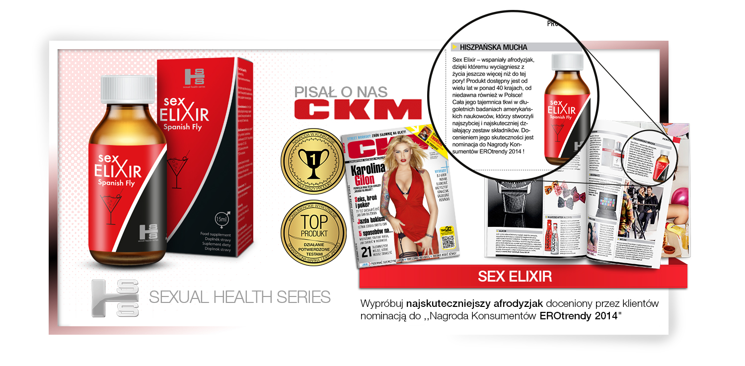 Sex Elixir w prasie life style - magazyn CKM